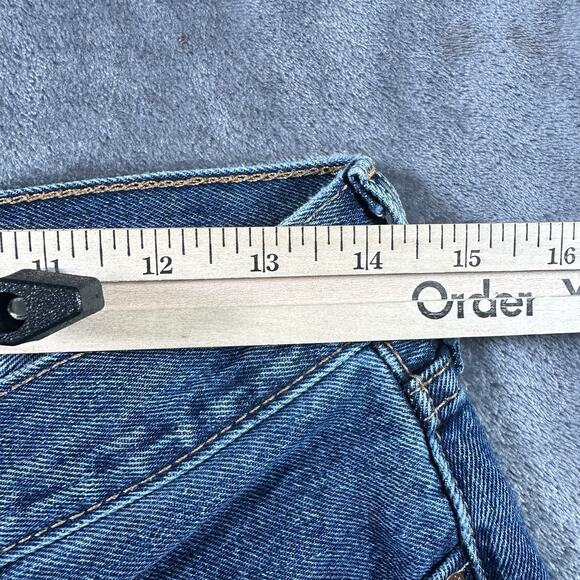 Levis 550 Jeans‎ Mens 30x32 Blue Dark Wash Relaxed Fit Cowboy Biker Worker Denim - Picture 11 of 14